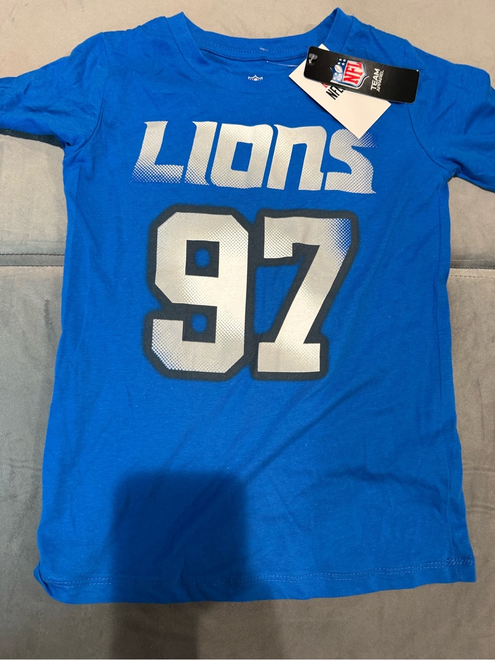 NFL Kids Blue Detroit Lions 'LIONS 97' Graphic Tee
